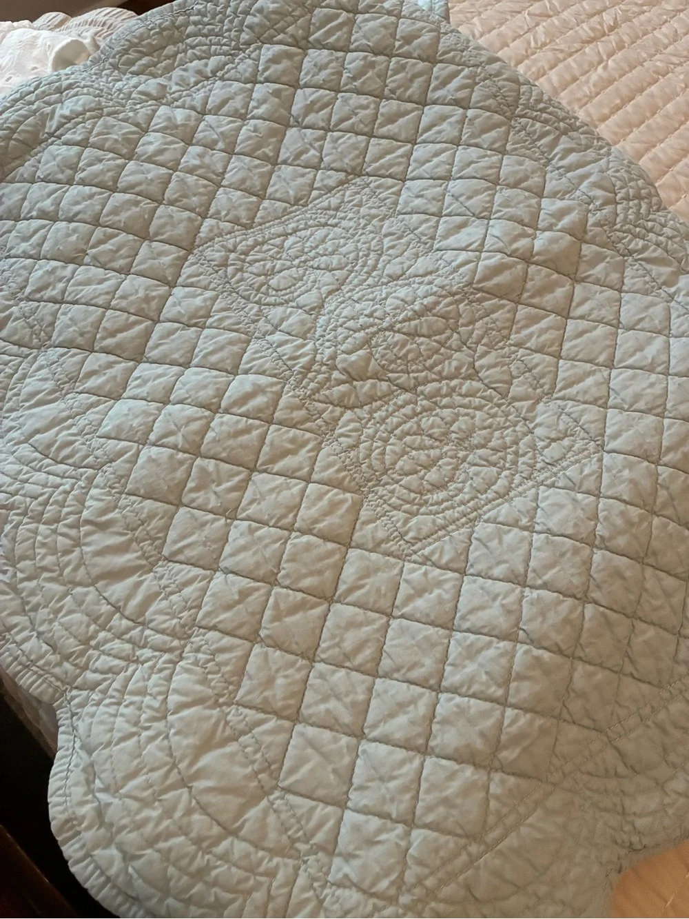 Simply Shabby Chic Quilted twin Matalasse & Sham